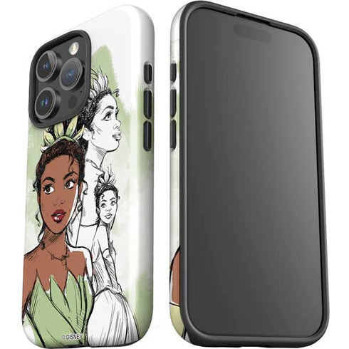 Disney Princess Tiana Sketch iPhone 16 Pro Impact Case